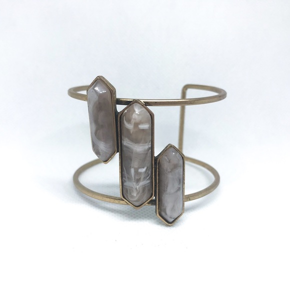 Wide Open Cuff Bangle - Picture 2 of 4